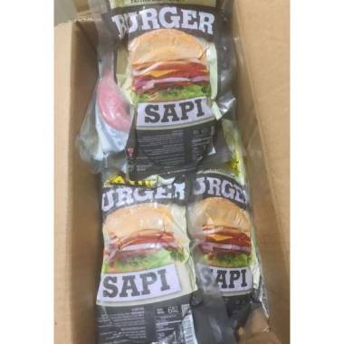 Premium BERNARDI -BURGER SAPI / PATTIES DAGING SAPI / RASA JUARA