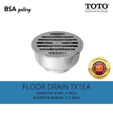FLOOR DRAIN TOTO TX1EA / SARINGAN GOT TOTO ORIGINAL / PEMBUANGAN WC