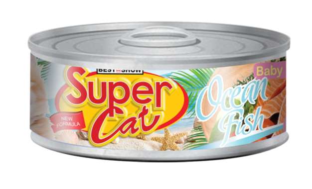 Supercat Baby Kitten Ocean Fish 95gr
