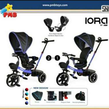 Stroller Sepeda Anak Roda Tiga T18 PMB