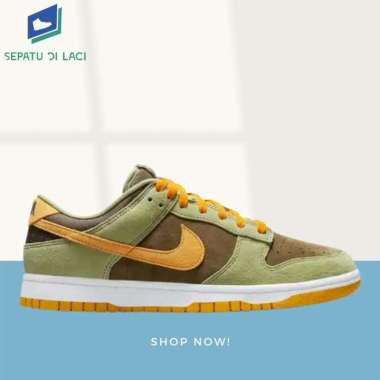 green and brown nike dunks