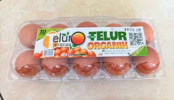 Telur Ayam Negeri Omega 3 / Telor Negri Super Omega 3 50 Butir