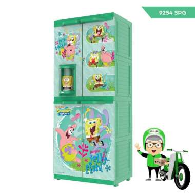 Lemari PLastik Naiba Jumbo MSC DOLL Boneka 9254 SPONGEBOB MURAH SURABAYA