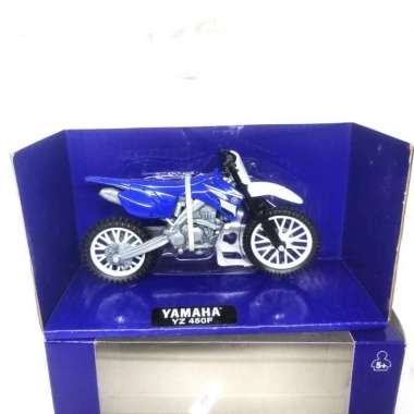 diecast miniatur motor trail Yamaha yz 450f mainan sport balap