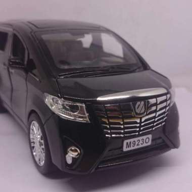 Miniatur Mobil Toyota Alphard Hitam Diecast Skala 24
