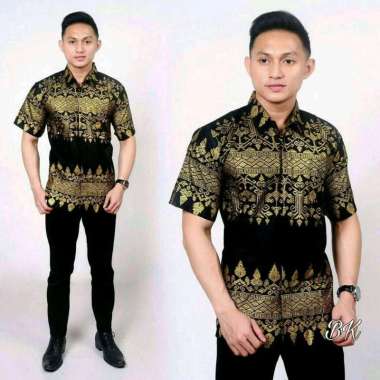 Hem Batik Pria Lengan Pendek | Baju Batik | Baju Atasan Pria | Hem Batik premium | Hem Batik Pekalon