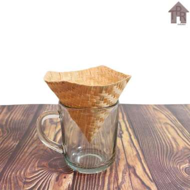 Saringan Kopi Bambu Kukusan Mini D9/10 Polos