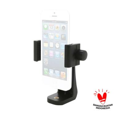 Taffstudio Universal Smartphone Clamp Cagak Penyangga Hp Handphone Henpon Holder Tripod Tongsis Mono