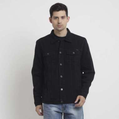 denim jacket black