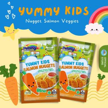 YUMMY KIDS Nugget Salmon Plus Wortel Halal Non MSG & Non Pengawet
