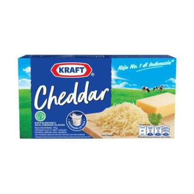 Promo Harga Kraft Cheese Cheddar 165 gr - Blibli