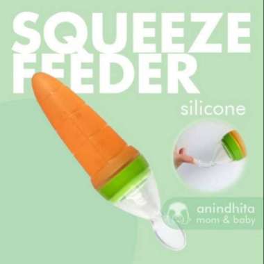LITTLE BABY Sillicone Fedding Bottle Squeeze  Feeder Botol Silikon