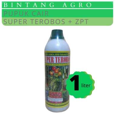 Pupuk Cair Terobos Plus ZPT isi 1 Liter - Pupuk Daun - Bunga dan Buah
