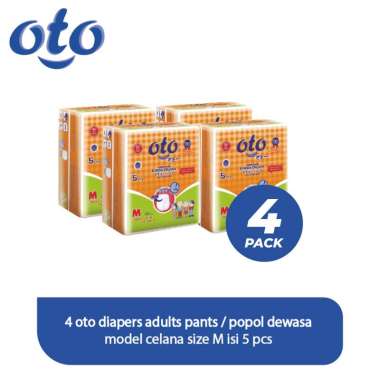 Promo Harga OTO Adult Diapers Pants M5 5 pcs - Blibli