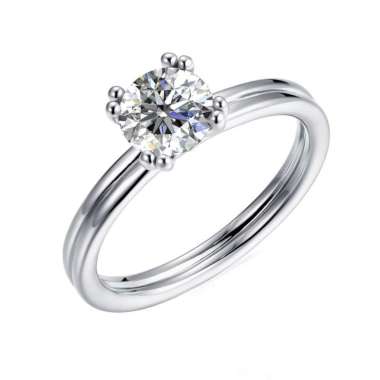 Aniston Ring - Cincin Moissanite Diamond by Her Jewellery GRA 7