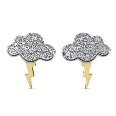 Cloudy Sparks Earrings - Cincin Crystal by Her Jewellery