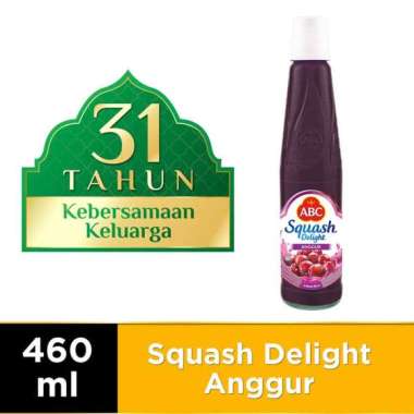 Promo Harga ABC Syrup Squash Delight Anggur 460 ml - Blibli