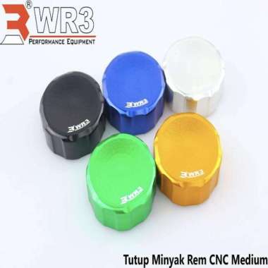 Tutup Tabung Minyak Rem Kecil CNC WR3 Black