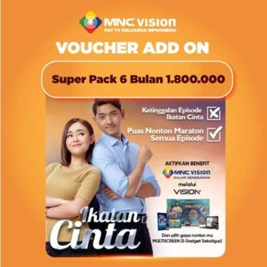 MNC Vision - Paket Super [6 bulan]
