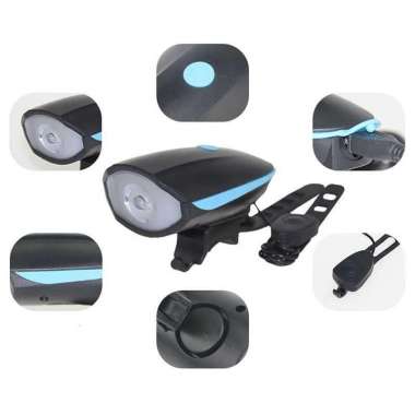 Lampu Sepeda Led Cree Xpg Dengan Klakson