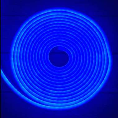 Neon Flex Lampu LED Selang 5 Meter DC 12V Biru