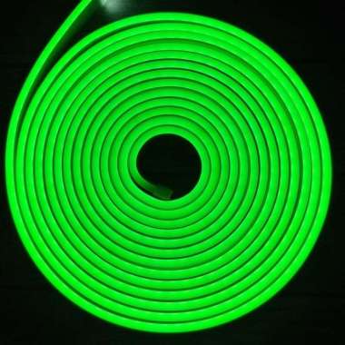 Neon Flex Lampu LED Selang 5 Meter DC 12V Hijau