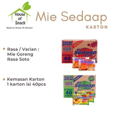 Mie Sedaap Kemasan Kardus Mie Goreng