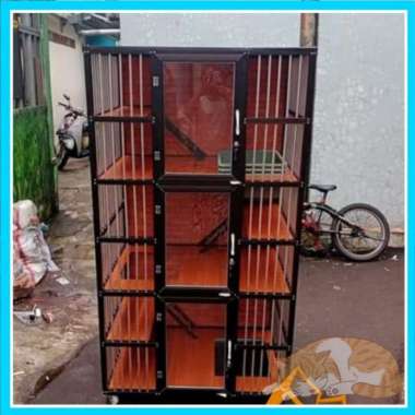 Kandang Kucing / Aluminium Minimalis 3TINGKAT