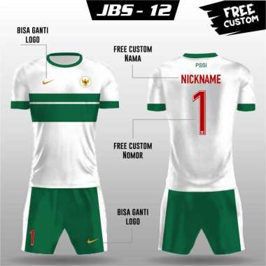 Setelan Jersey timnas indonesia kaos tim nasional bola garuda lengan pendek XL HIJAU