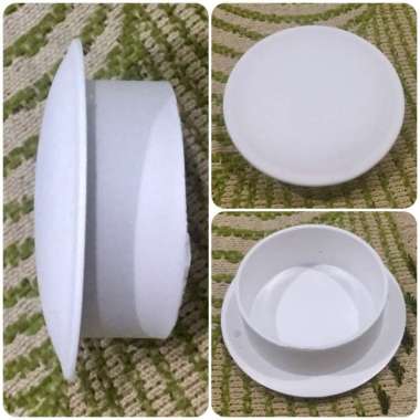 Penutup Lubang Netpot PUTIH 5cm Tutup Gully Hidroponik Agar Pipa Talang Tidak Berlumut