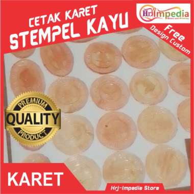 Cetak Karet Stempel Kayu | Karet Stempel Runaflek Non Gagang