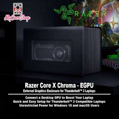 Razer Core X Chroma External Graphics Enclosure EGPU Thunderbolt 3