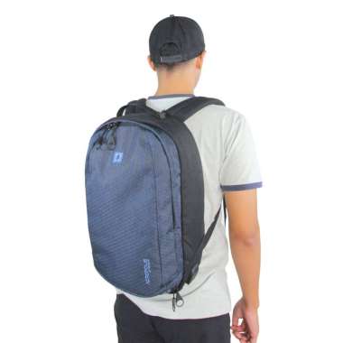 Consina Acropolis Tas Ransel Backpack Office Campus School Laptop 15Inch With Free Cap - Biru Dark B