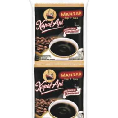 Promo Harga Kapal Api Kopi Mantap + Gula per 10 sachet 25 gr - Blibli