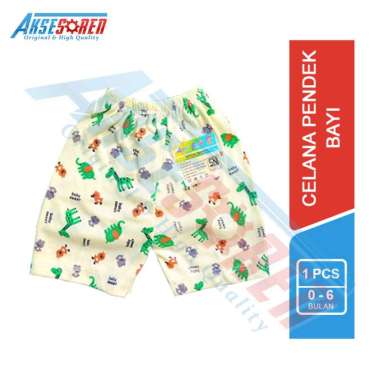 Celana Pendek Bayi Bermotif [0-6 Bulan] / Celana Pop Bawahan / Pakaian Anak 1 2 3 4 5 6 Bulan / Clan