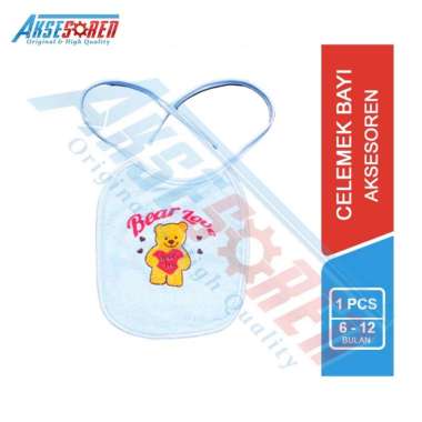 Celemek Makan Bayi / Bib Slaber Baby Karakter / Clemek Untuk Makan / Kain Lap Mulut Bayi Celmek Air 