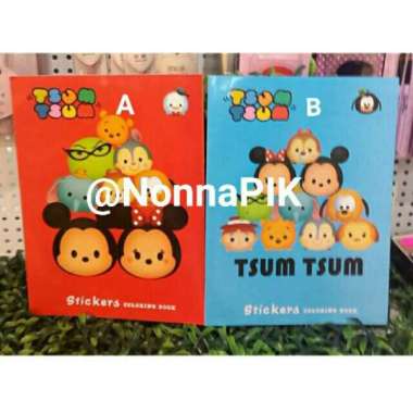 Sticker Book / Colouring Book Tsum Tsum