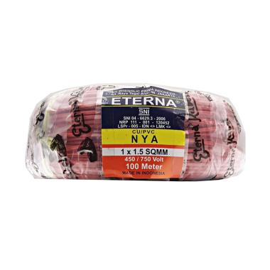 Eterna NYA Kabel Listrik - Merah [1 x 1.5/ 100m]