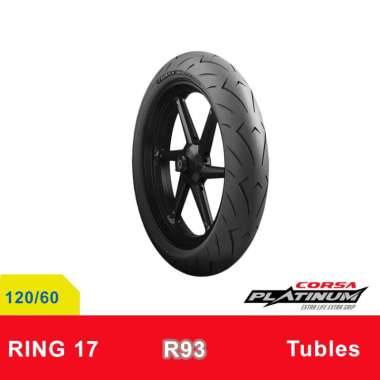 Ban Motor Corsa R93 Platinum 120/60 Ring 17 - Ban motor tubles