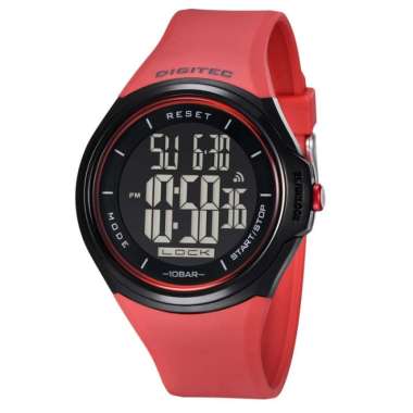 Digitec DS-8086T Jam Tangan Pria Digital Touch Screen Rubber 8086 - Random DS-8086T Merah