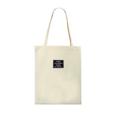 Tas Tote Bag Wanita Putih Polos