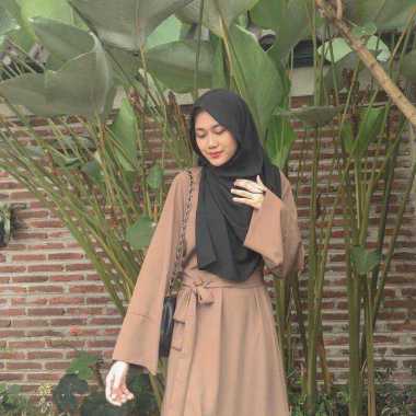 ABAYA TURQI//ABAYA POLOS//BASIC ABAYA//DRES TERBARU//BAJU ABAYA POLOS //GAMIS M,L,XL XL Hitam