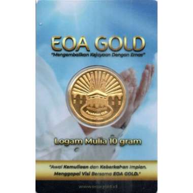 EOA Gold 10 gram | Bersertifikat LOGAM MULIA EMAS MURNI EMAS ANTAM BABY GOLD EMAS MINI EMAS BATANGAN