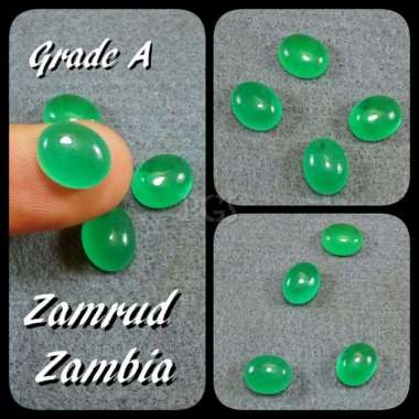 BATU AKIK PERMATA ZAMRUD ZAMBIA GRADE AAA HIJAU MULUS SUPER MURAH, BELUM TERMASUK RING CINCIN EMBAN 