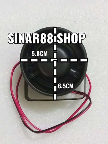 SIREN / SIRENE / SIRINE MINI SOUND MOTOR / MOBIL GSM ALARM DC 6 - 14V
