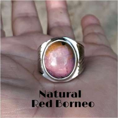 CINCIN BATU AKIK NATURAL RED BORNEO SUPER MINIMALIS