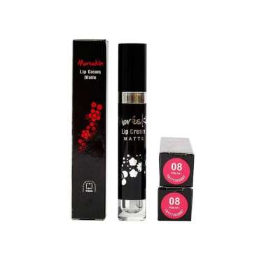 Lipstik Warna Peach - Matte Lipstik - Lipstik Tahan Lama - Moreskin Lip Cream Matte 08 Pink Menyala 