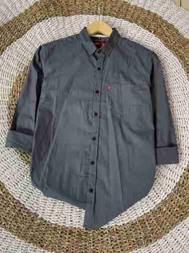 Kemeja pria lengan panjang/kemeja levis polos lengan panjang/kemeja pria casual/kemeja formal pria w