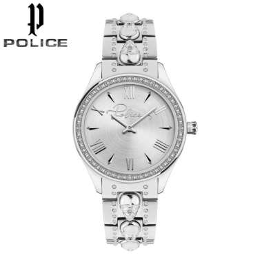 POLICE Pahia PEW-LG2109502 Zirconia Original Jam Tangan Wanita Silver