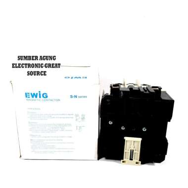 SN50 Ewig Kontaktor 80A Magnetic Contactor Panel Listrik Besar AC 200 240V